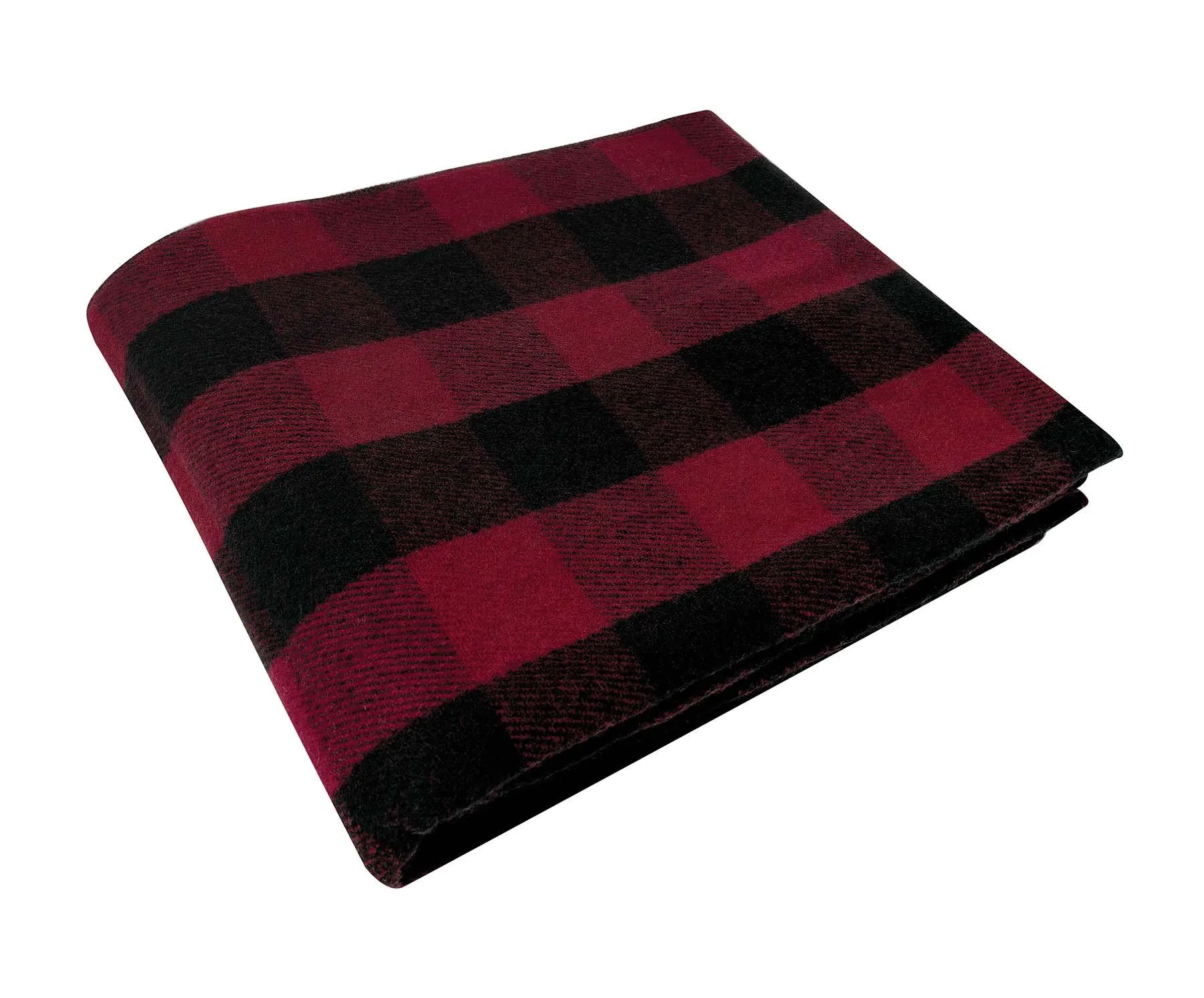 Plaid Wool Blanket 62x 80