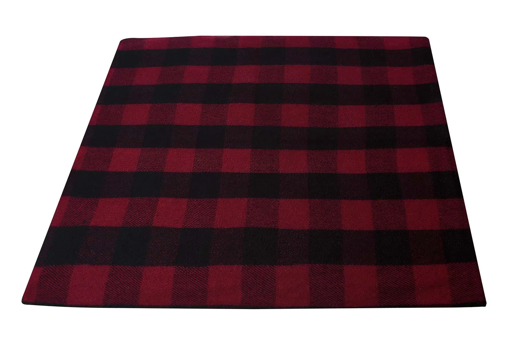 Plaid Wool Blanket 62x 80