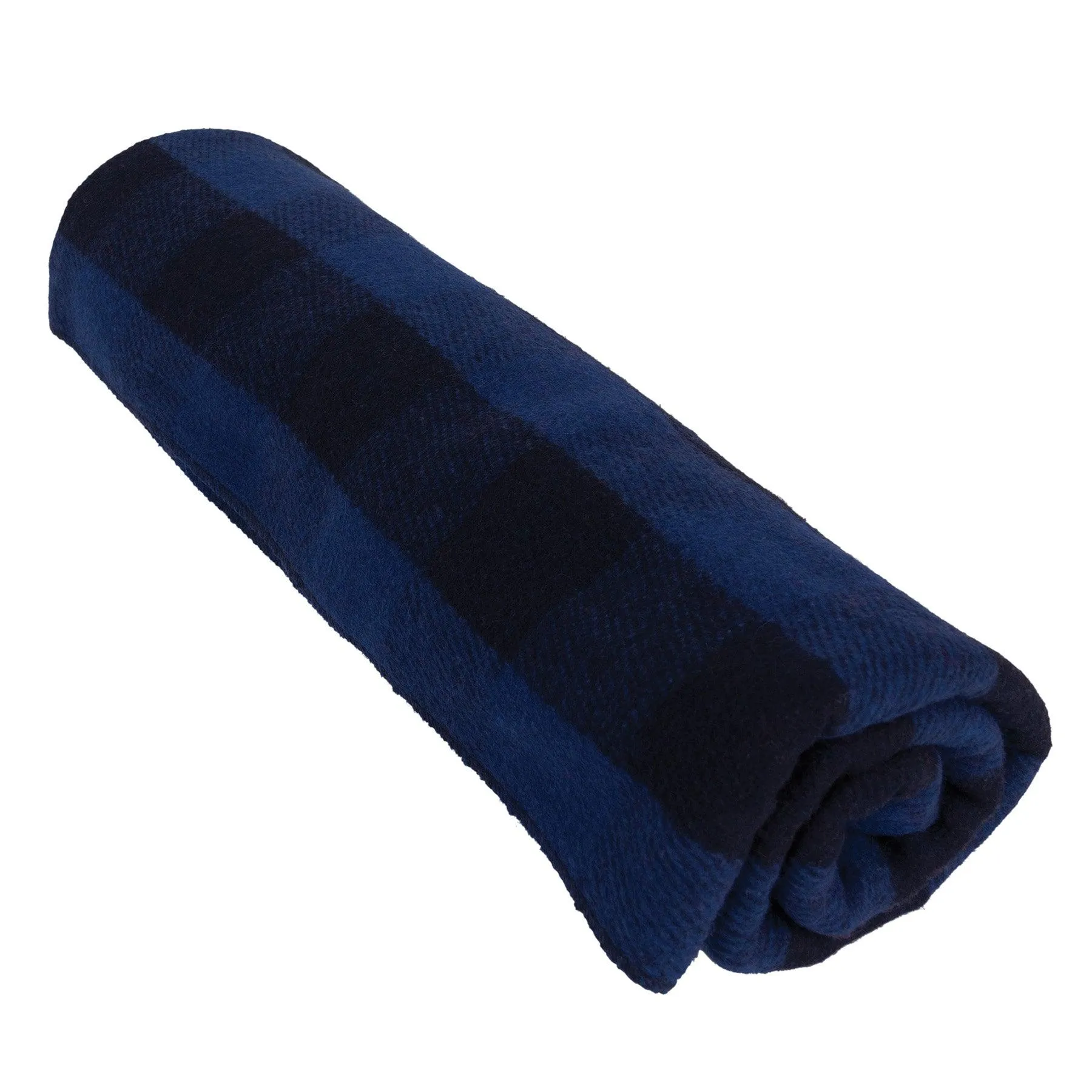 Plaid Wool Blanket 62x 80