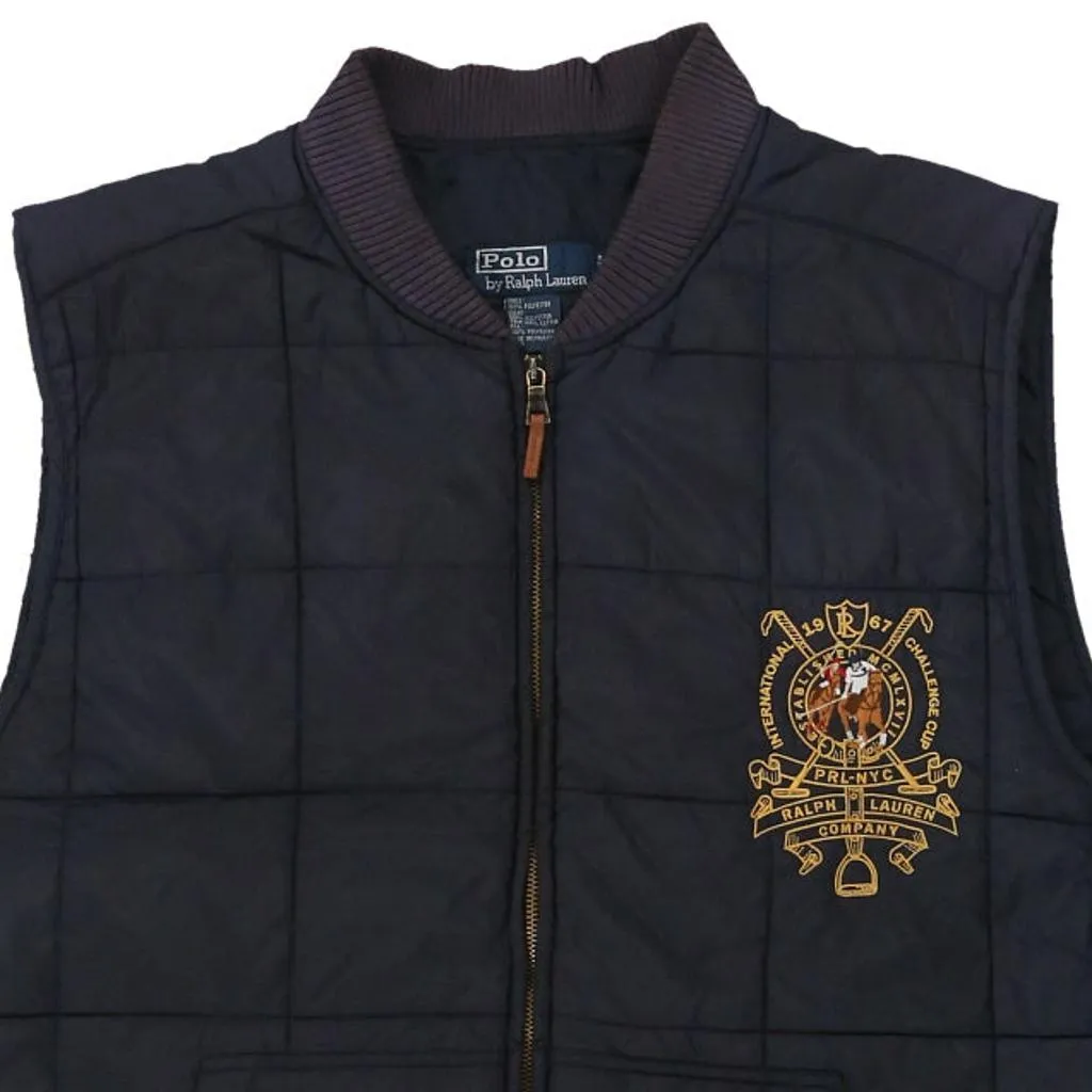 Polo Ralph Lauren Embroidered Gilet - XL Navy Polyester