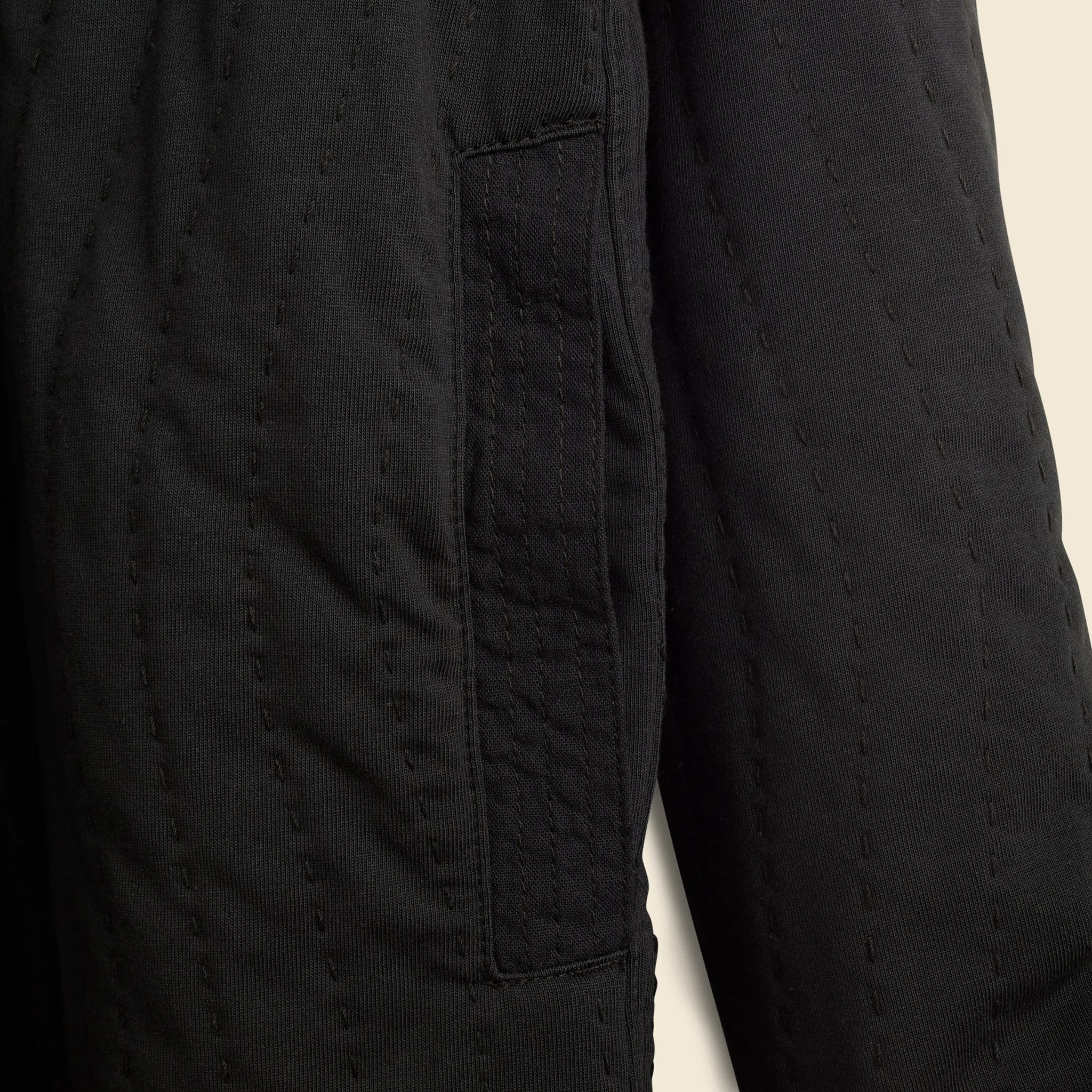 Quilted Duster - Black