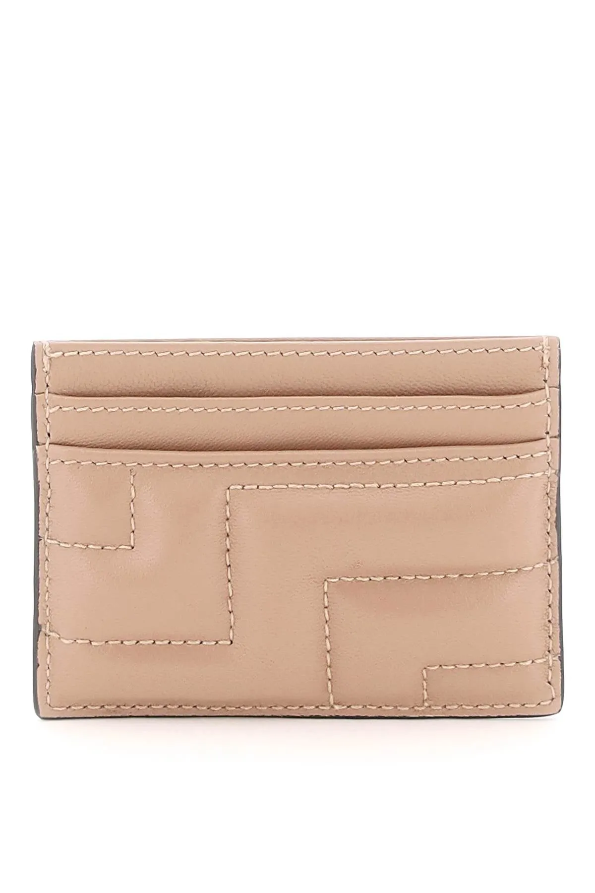 Quilted Nappa Leather Card Holder