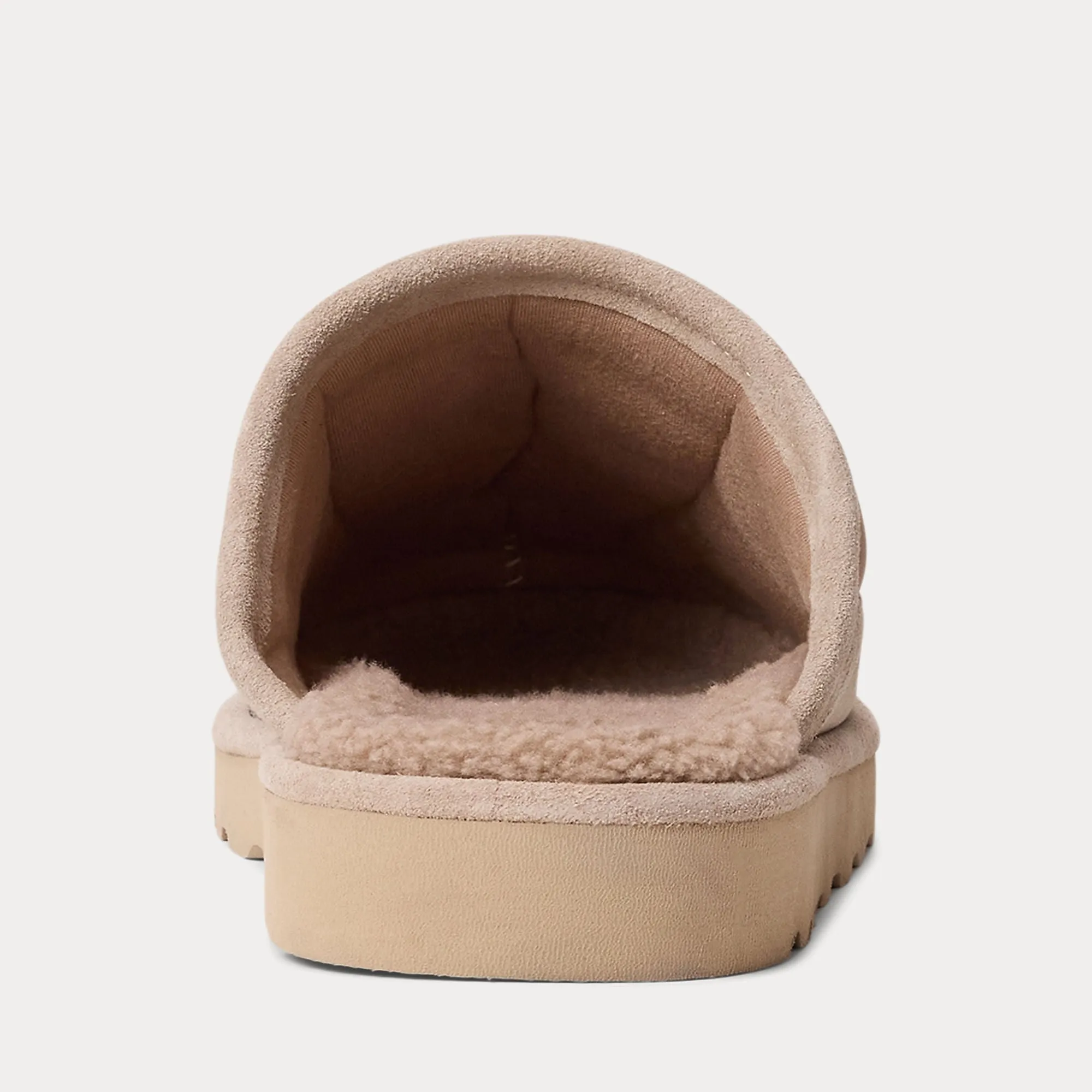 READE SUEDE-TRIM QUILTED SCUFF SLIPPER