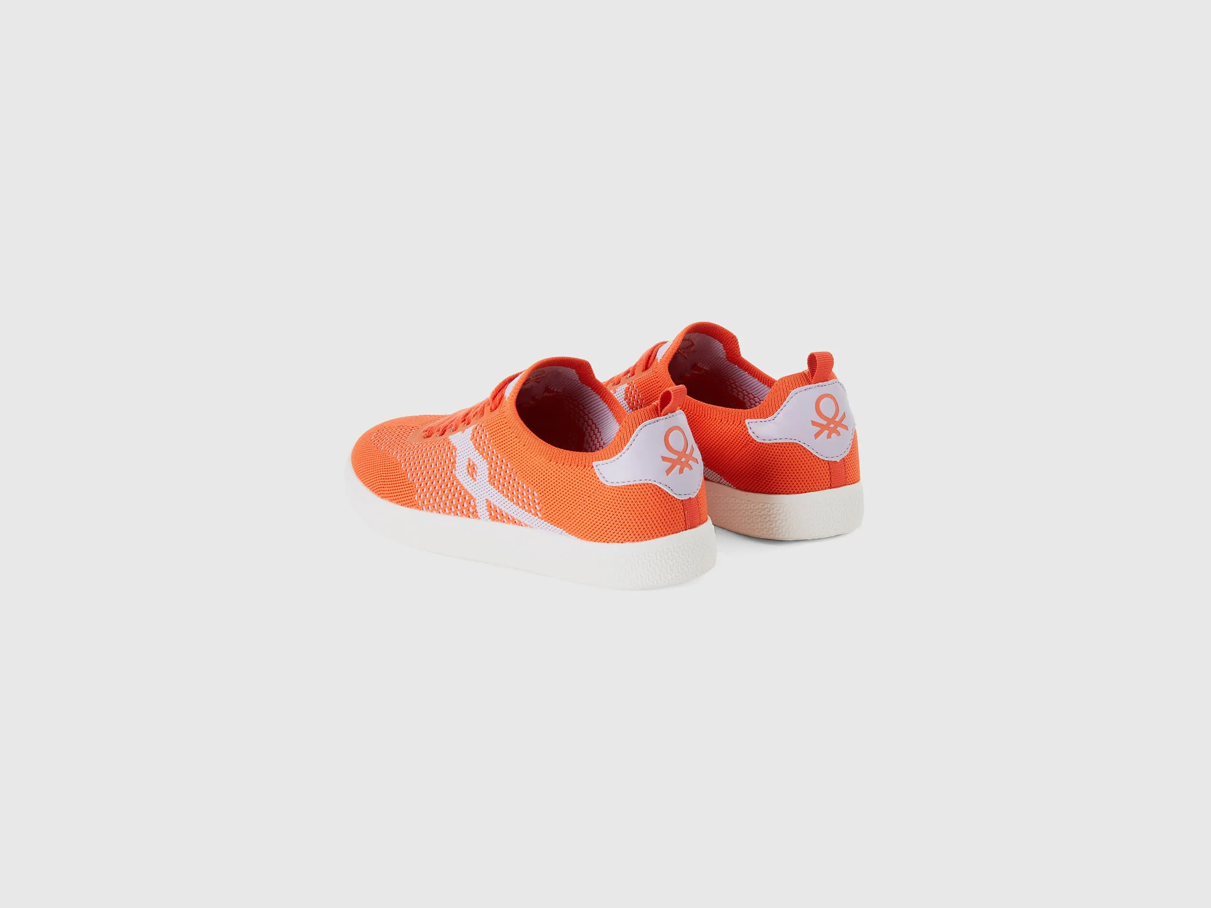 Red and white lightweight sneakers - Red | Benetton