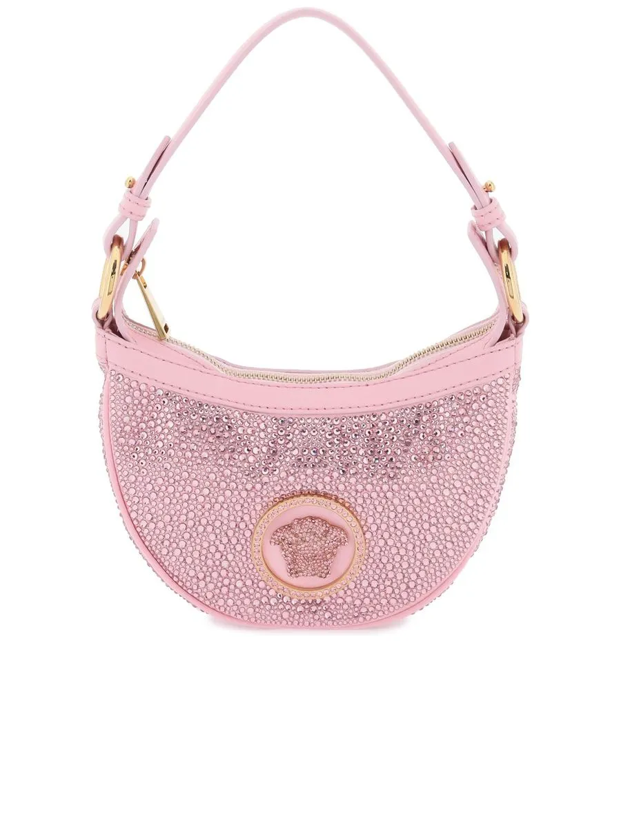 Repeat Mini Hobo Bag with Crystals