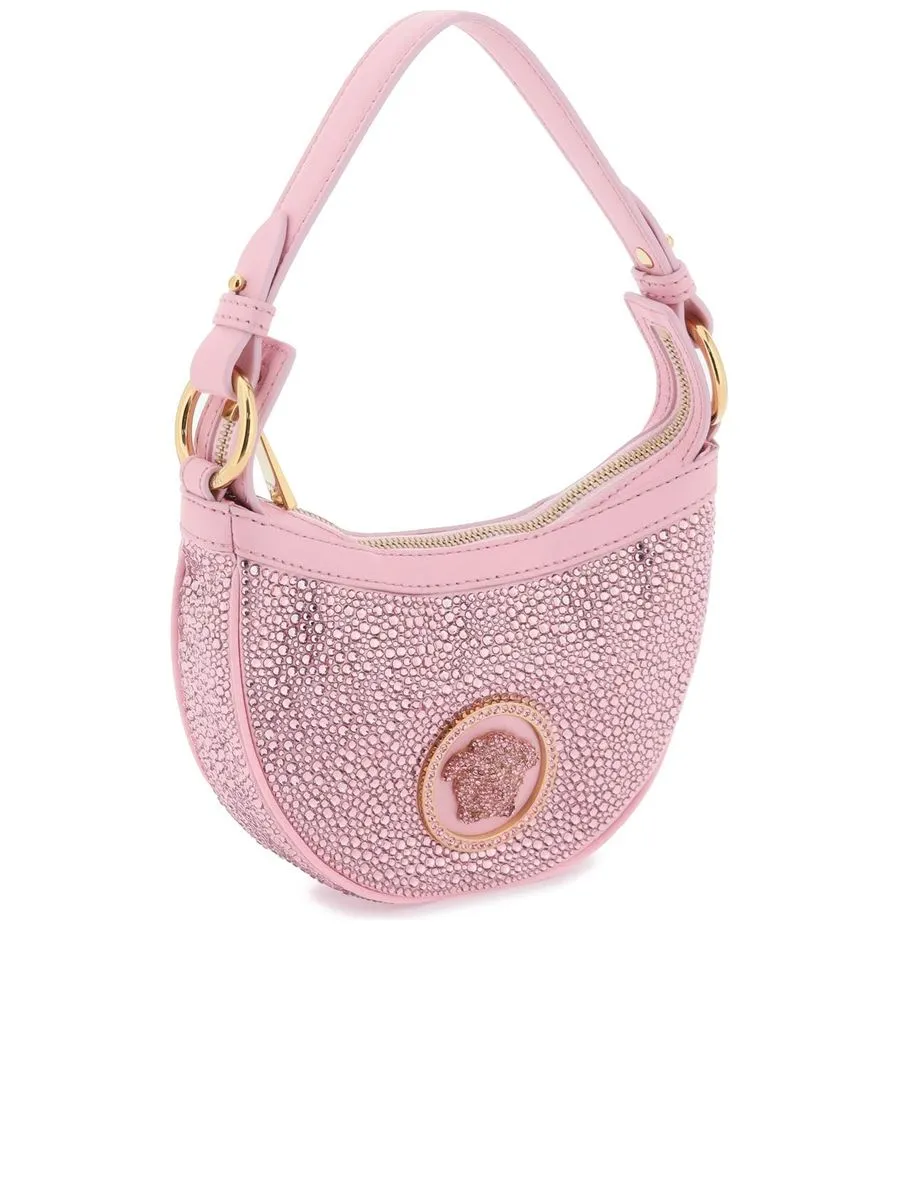 Repeat Mini Hobo Bag with Crystals