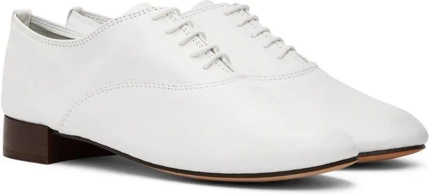 Repetto White Zizi Oxfords