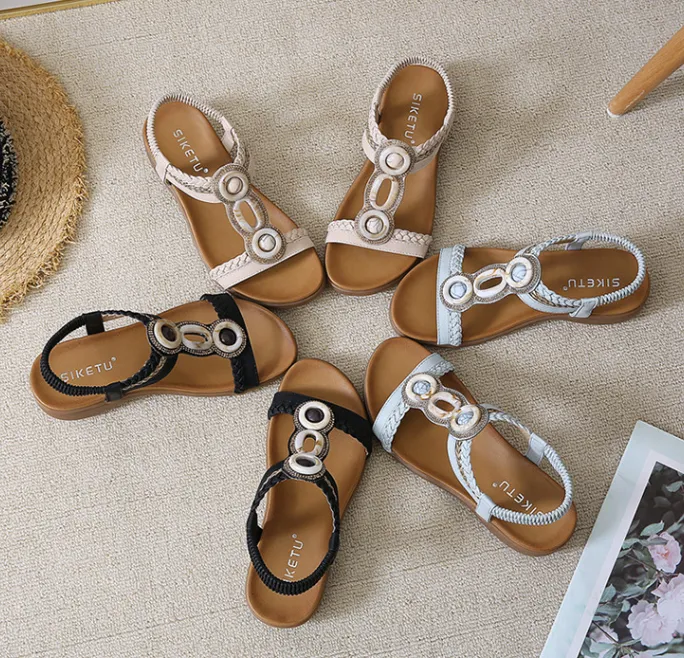 Retro Vacation Bohemian Sandals