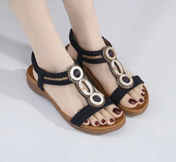 Retro Vacation Bohemian Sandals