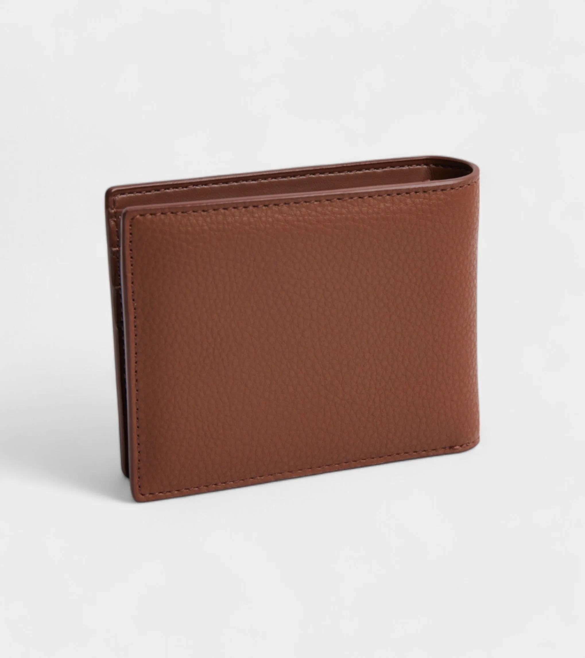 Reuben Vegan Bio-Based Bamboo Coin Wallet in Brown