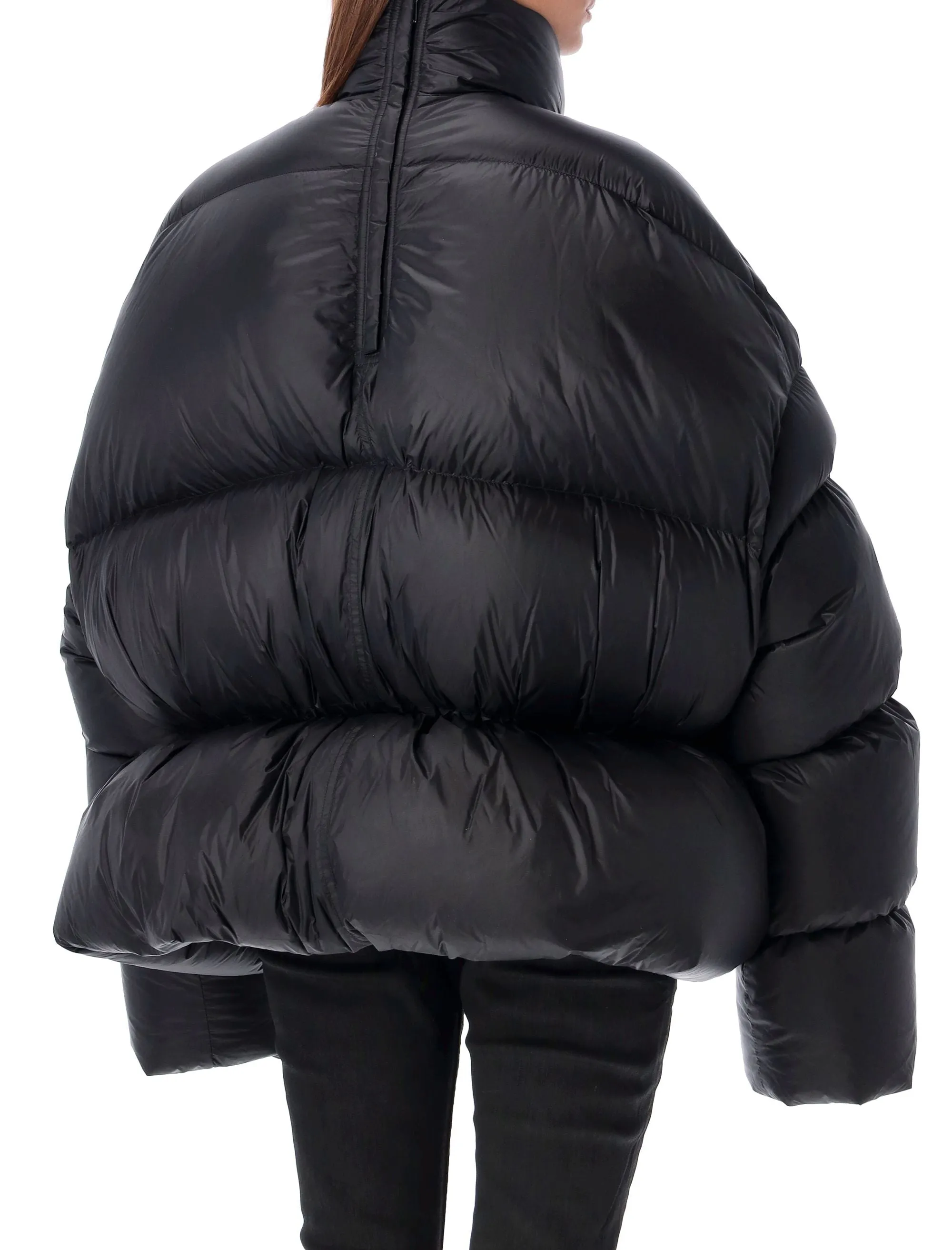 RICK OWENS Eclipse Puffer Jacket with Quilted Design