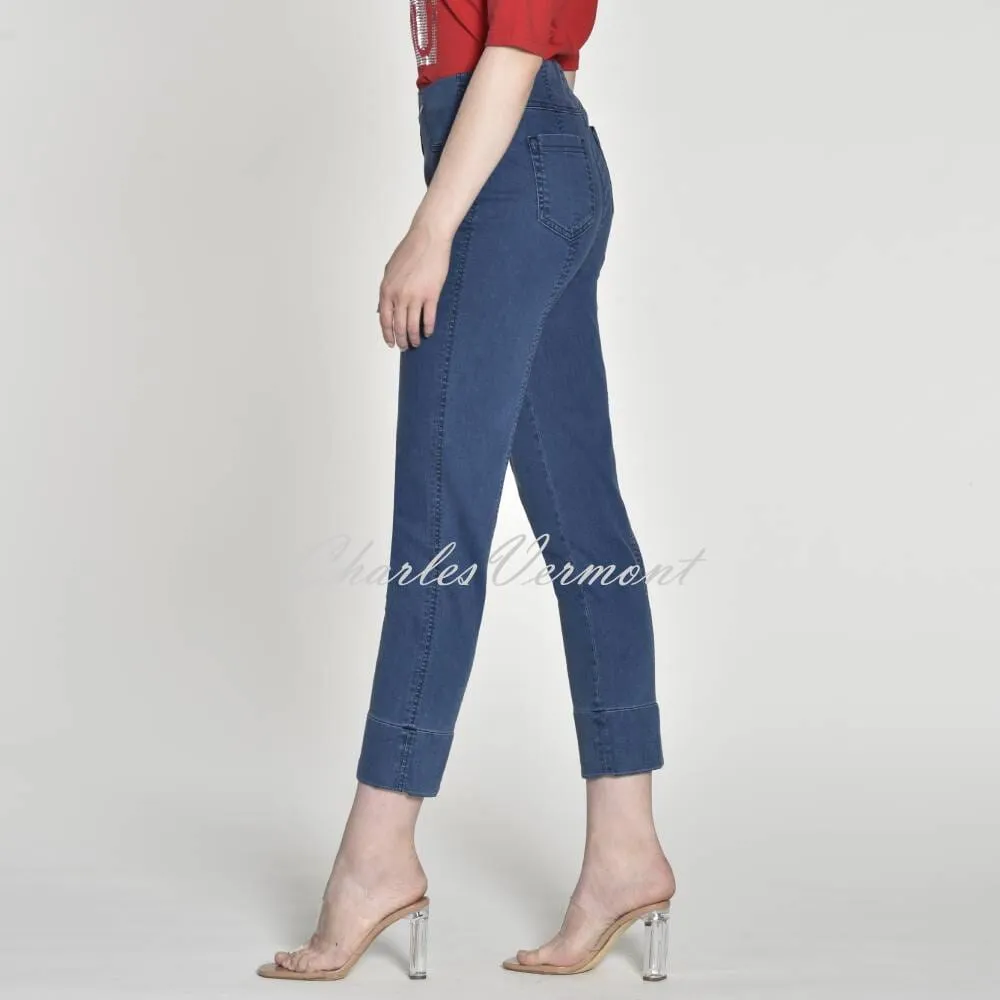 Robell Bella 09 - 7/8 Cropped Jean 51628-5448-64 (Denim Blue)