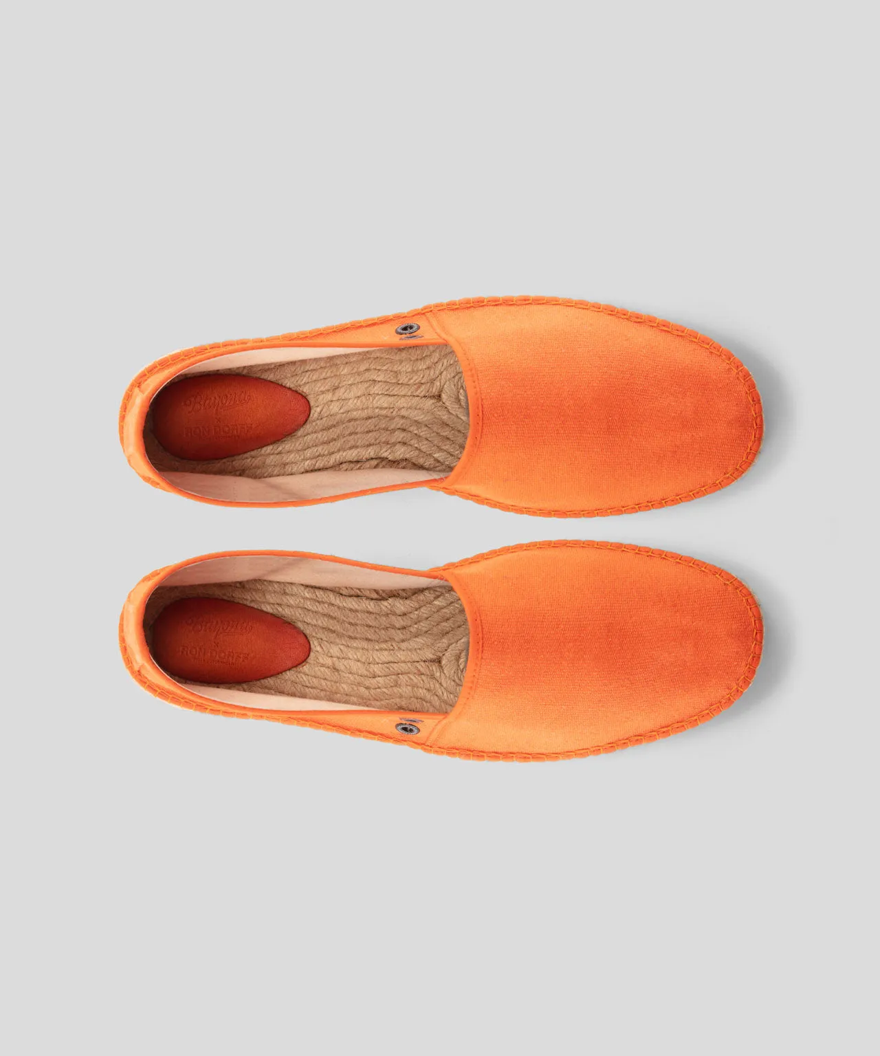 RON DORFF x BAYONA Espadrilles: Spritz Orange