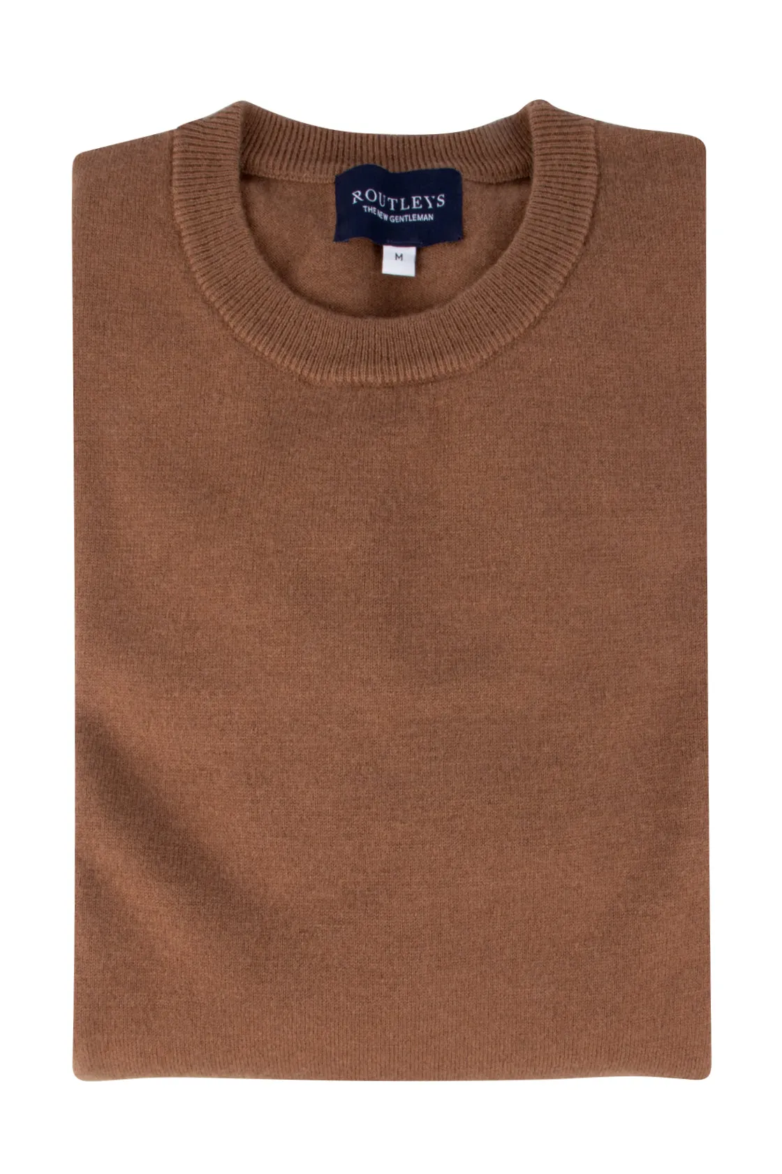 Routleys Wool/Cashmere Crew Neck Knit Mocha