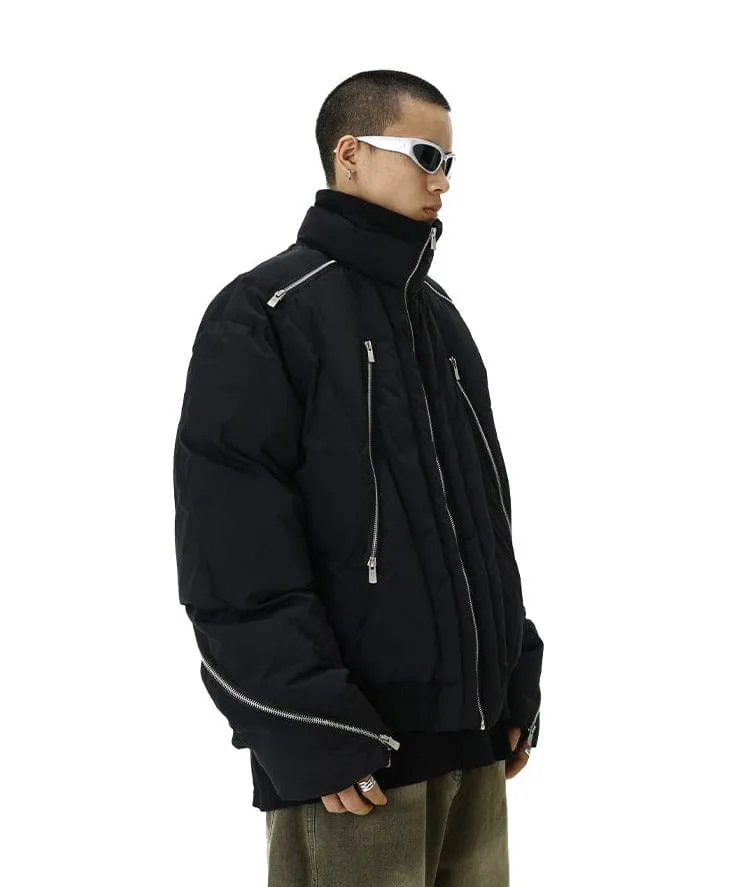 RT No. 10814 MULTI-ZIPPER PUFFER JK