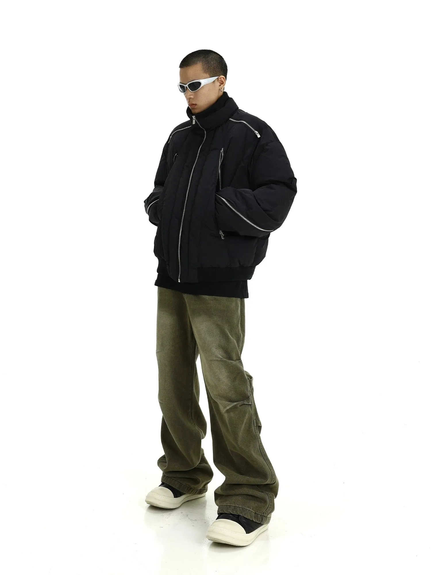 RT No. 10814 MULTI-ZIPPER PUFFER JK