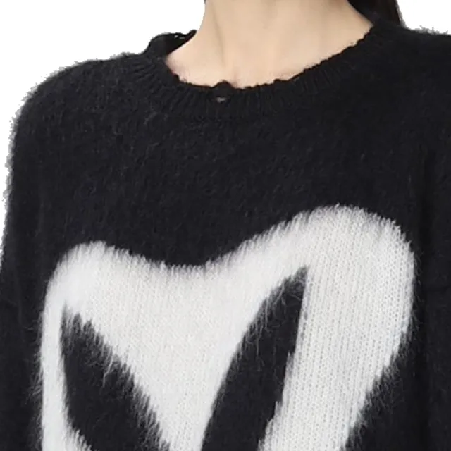 Saint Laurent  |Casual Style Unisex Wool Street Style Bi-color Long Sleeves