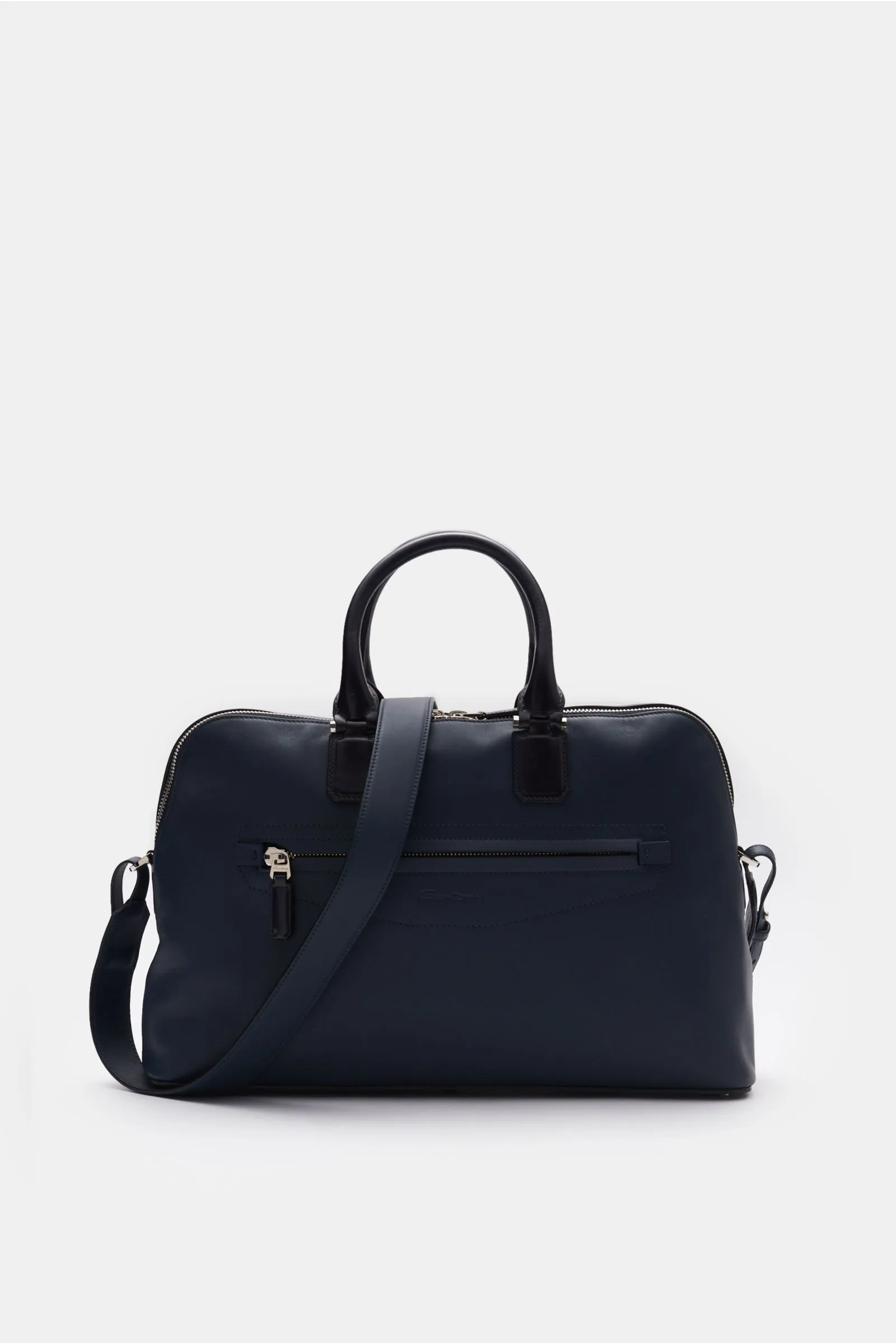 SANTONI briefcase navy