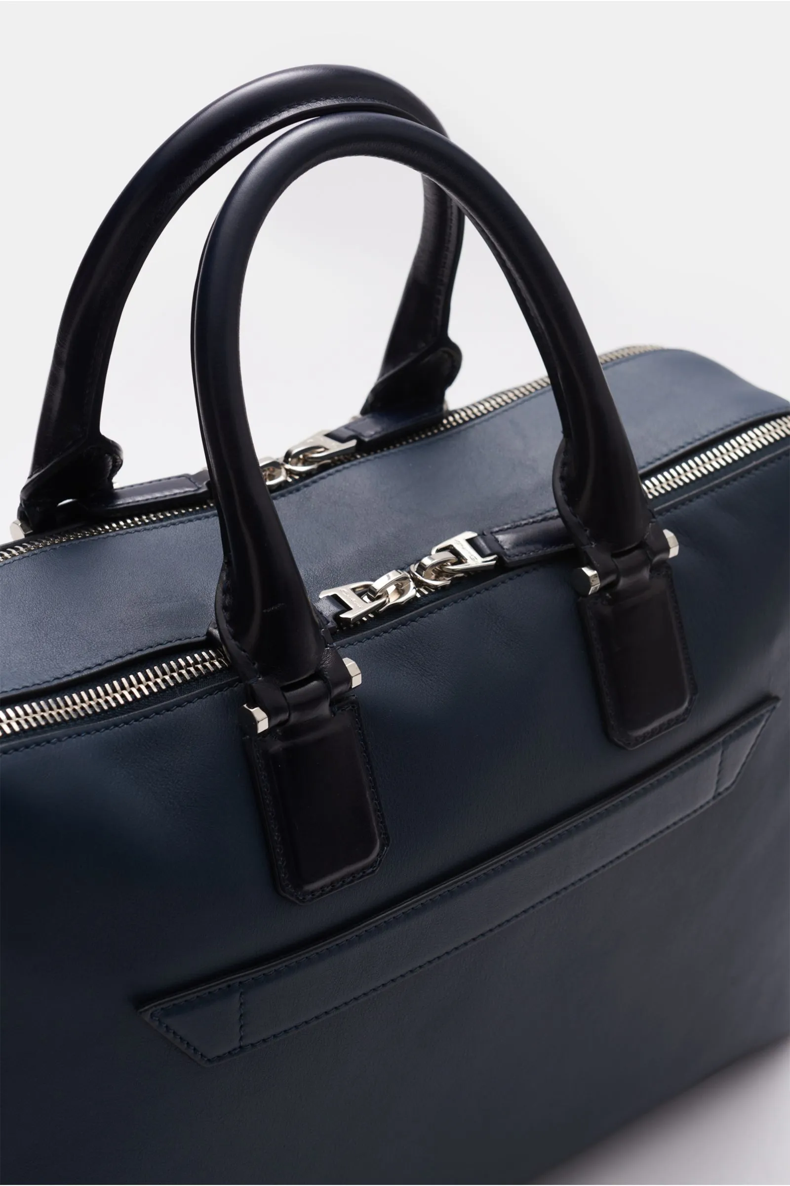 SANTONI briefcase navy