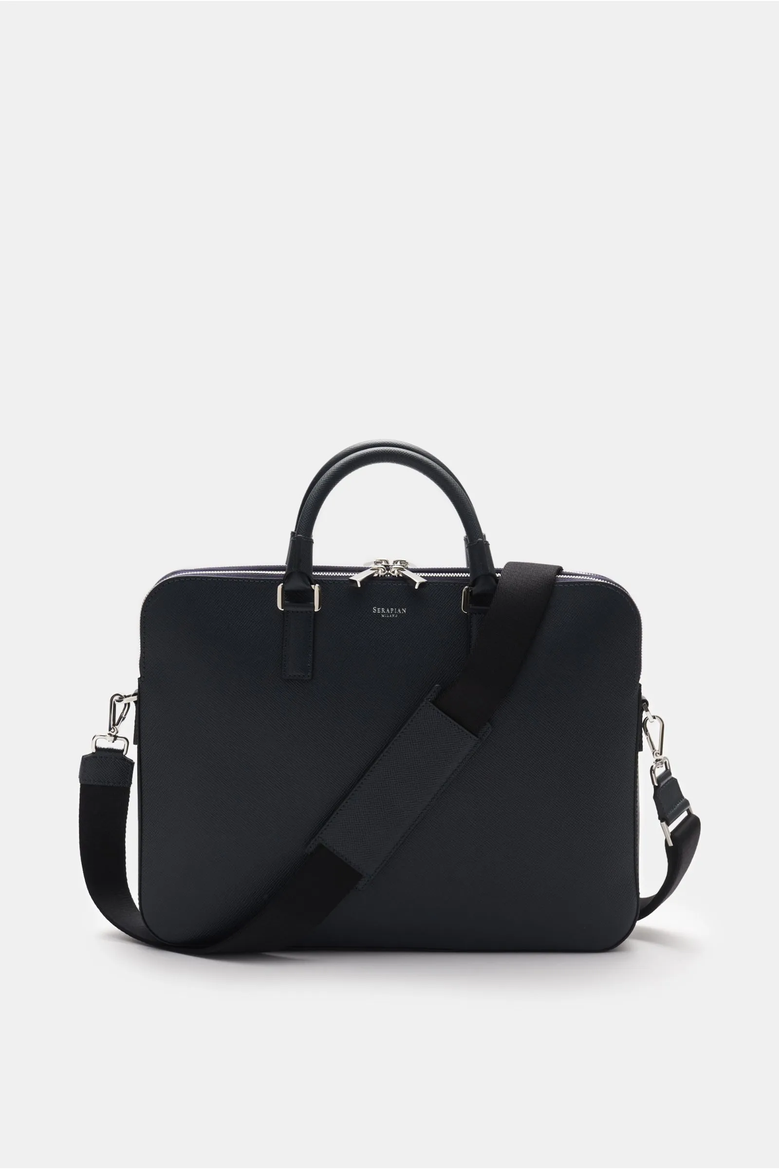 SERAPIAN briefcase dark navy