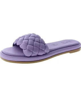 Seychelles Bellissima Womens Woven Cushioned Footbed Flat Sandals