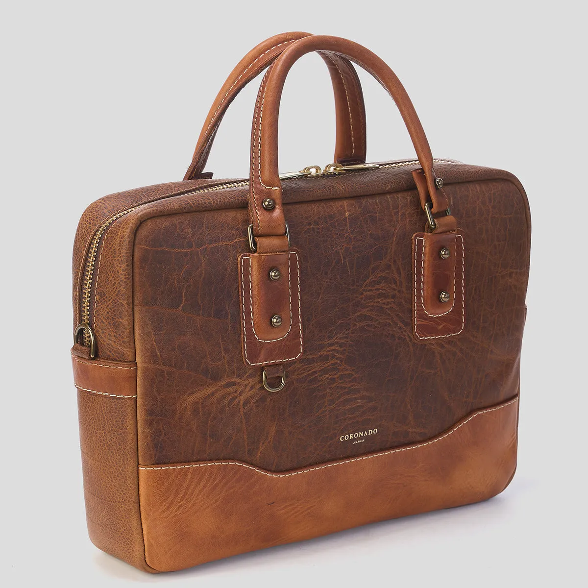 Shelby Bison & Horween Briefcase