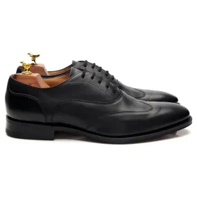 'Shergar' Black Leather Oxford Austerity Brogues UK 7.5 F