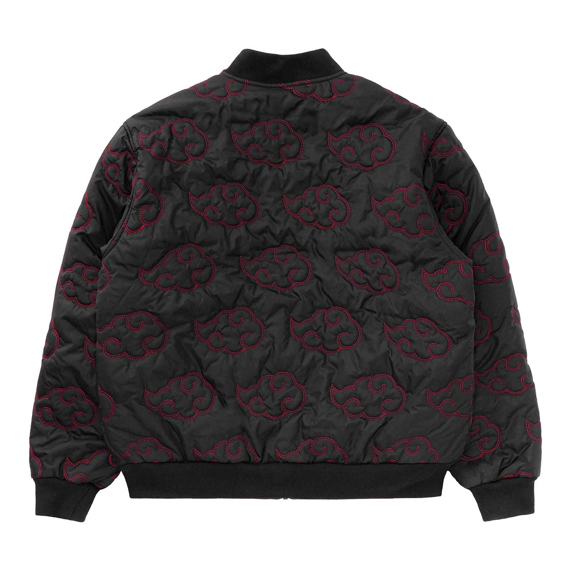 SHIPPUDEN AKATSUKI QUILTED JACKET (BLACK)