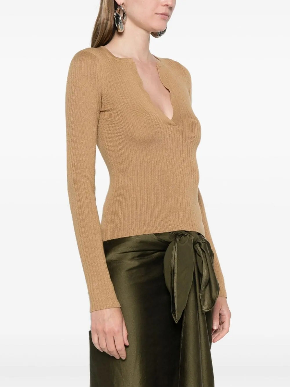 SILK AND CASHMERE BLEND TOP