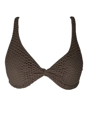 SOVANNA top - Mesh Brown