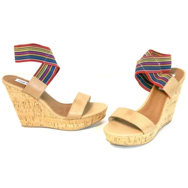 Steve Madden Roperr - Bright / Multi Wedge Sandal