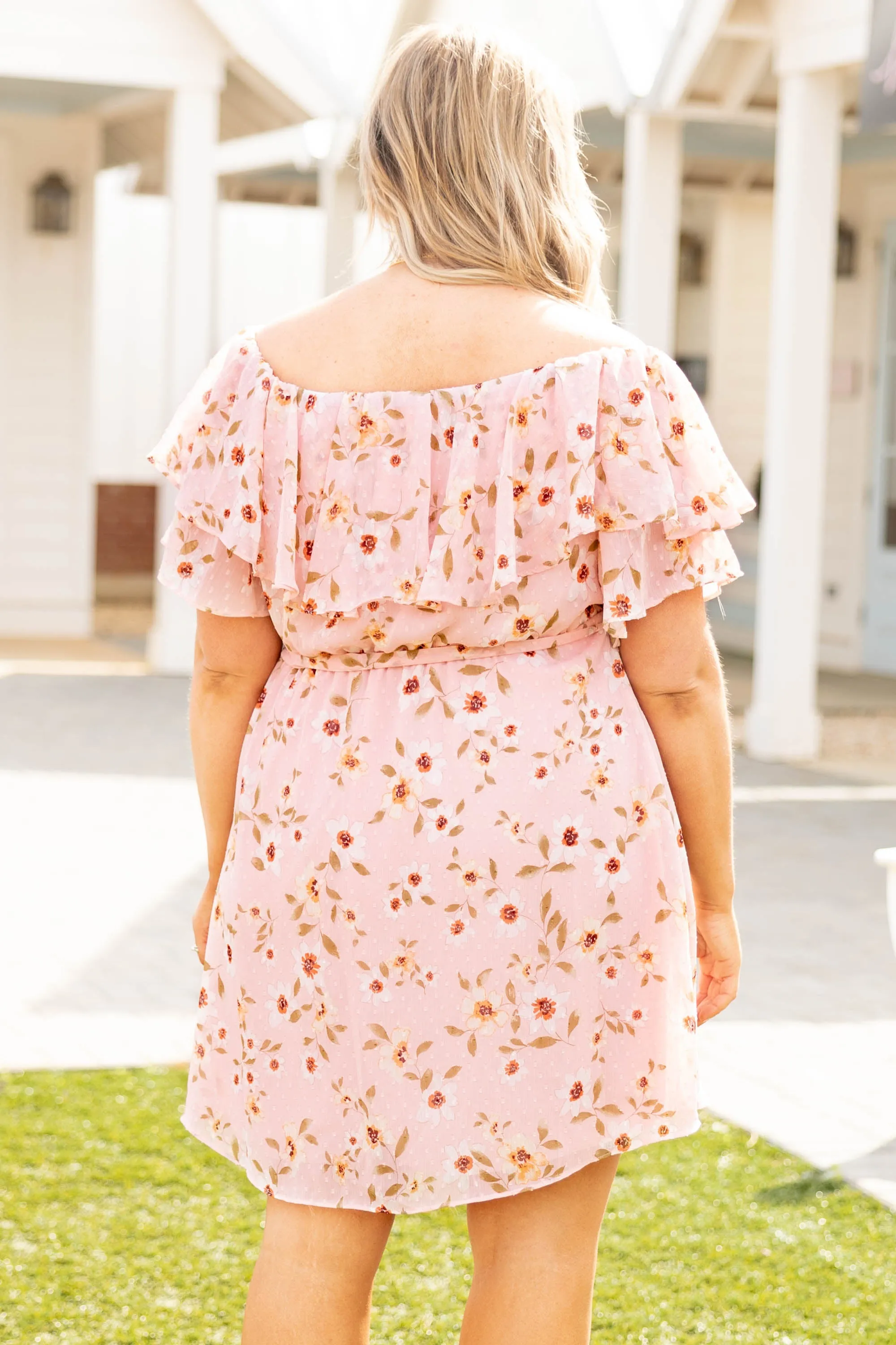 Sunny Spring Location Dress, Pink