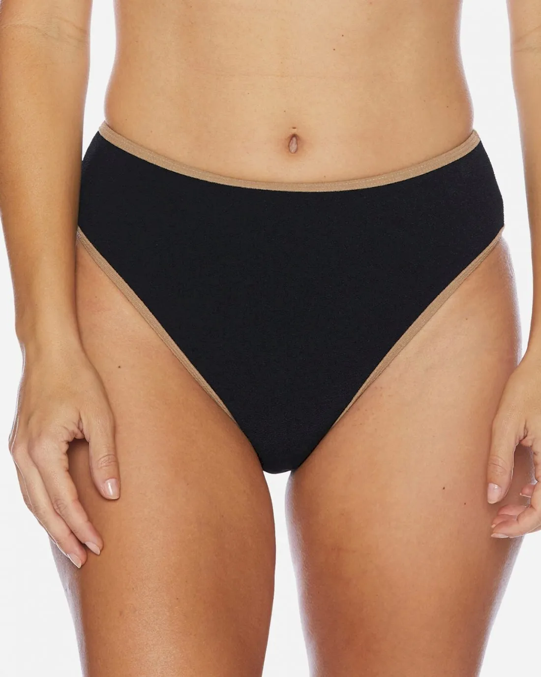 Tactile Cashmere High Waist Swim Bottom