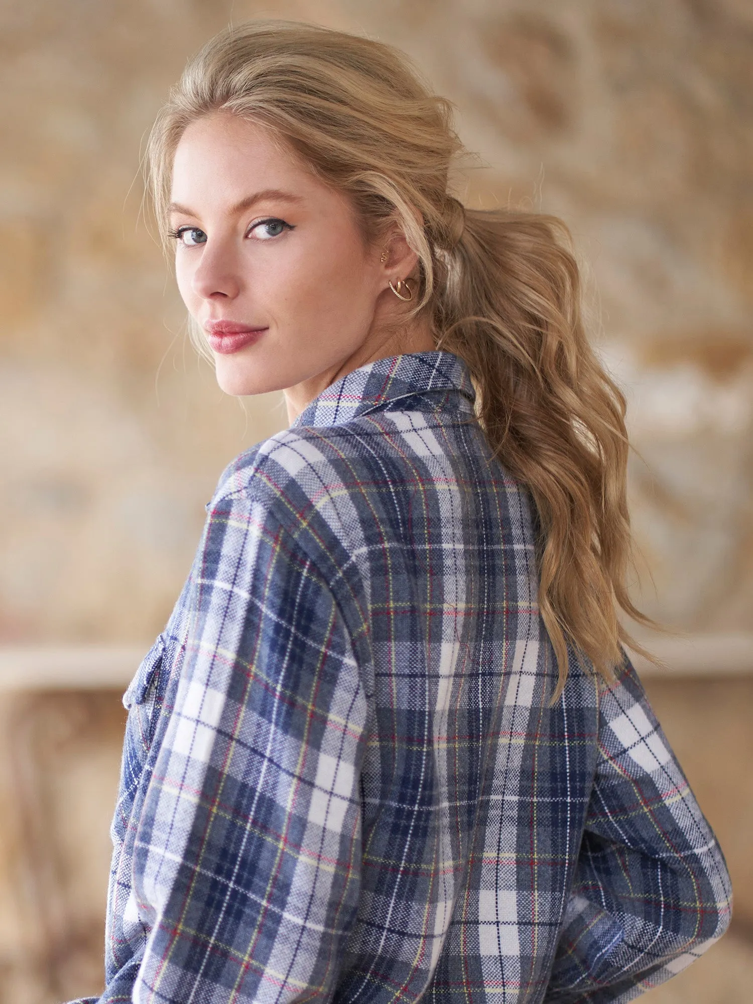 Tartan Cashmere Shirt