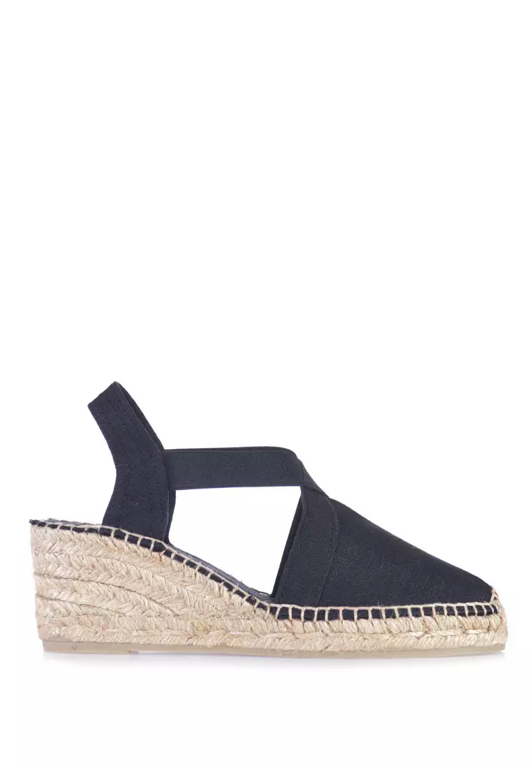 TER ELASTIC LINEN - Wedge Espadrilles