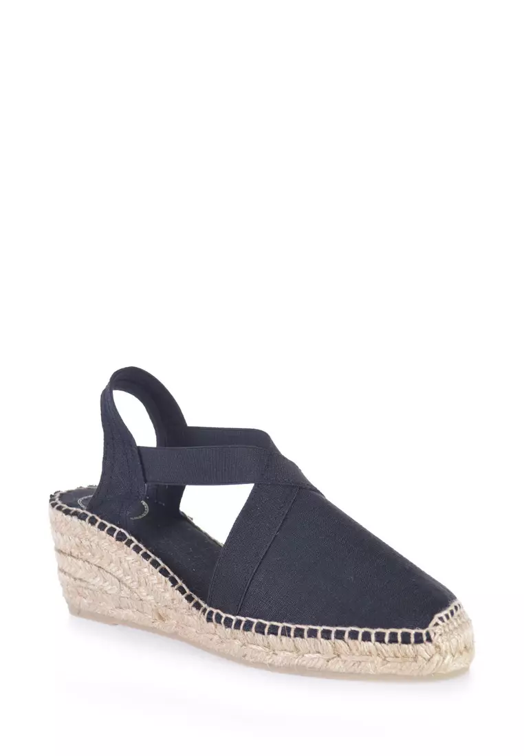 TER ELASTIC LINEN - Wedge Espadrilles