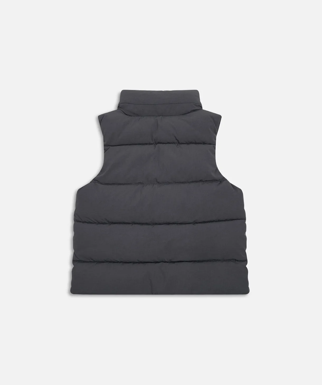 The Chester Puffer Vest - Washed Black