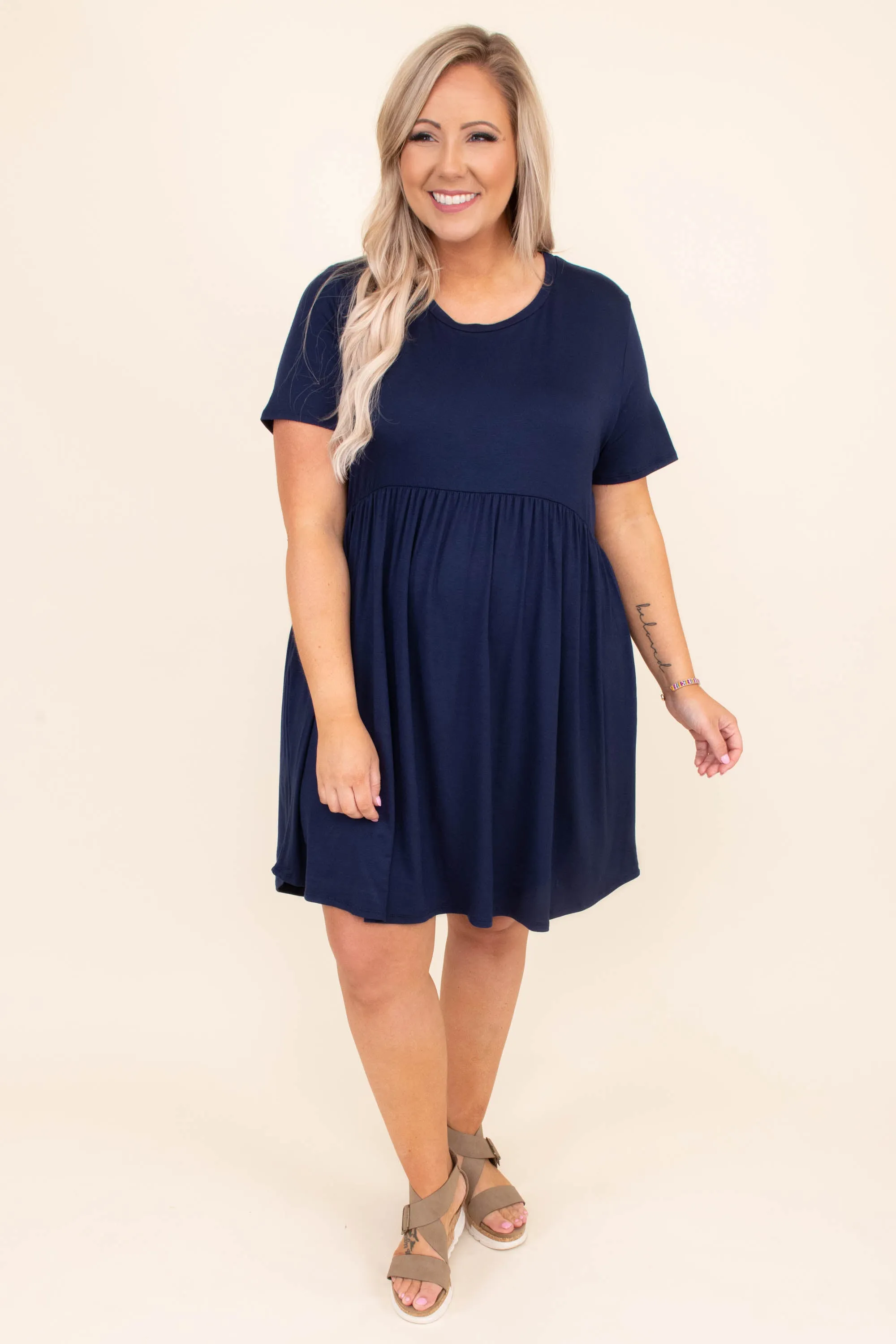 The Sawyer Dress, Navy