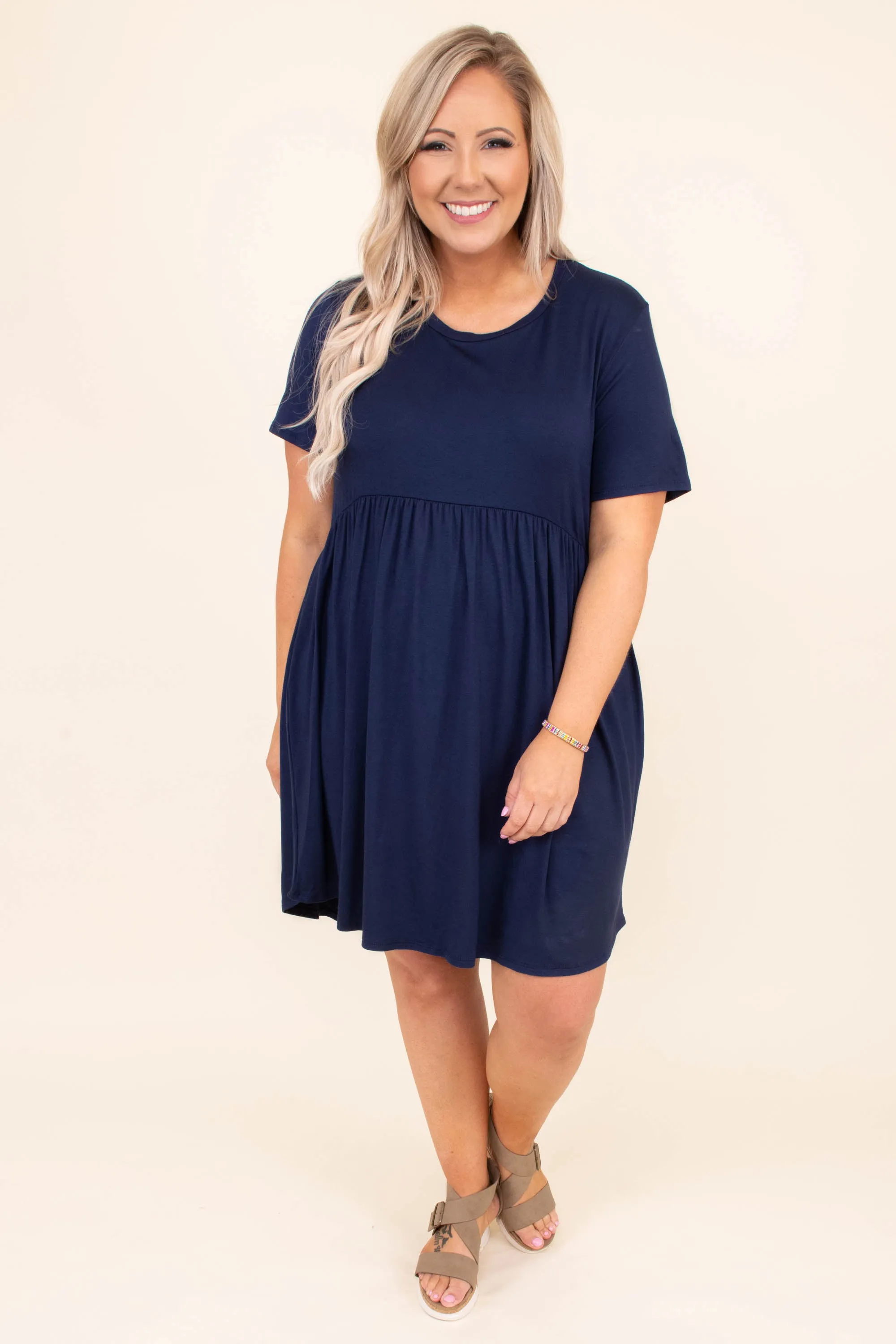 The Sawyer Dress, Navy