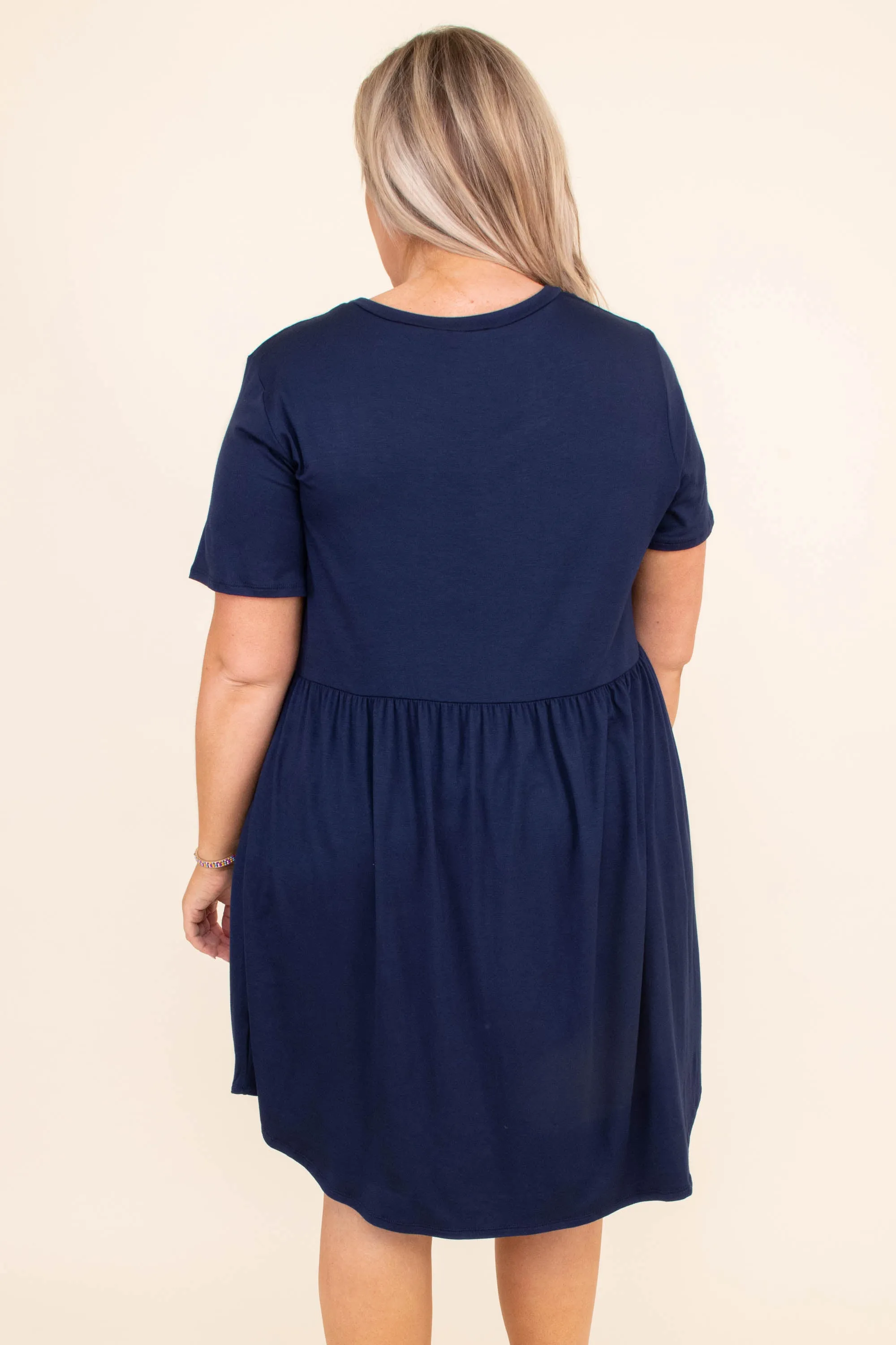 The Sawyer Dress, Navy