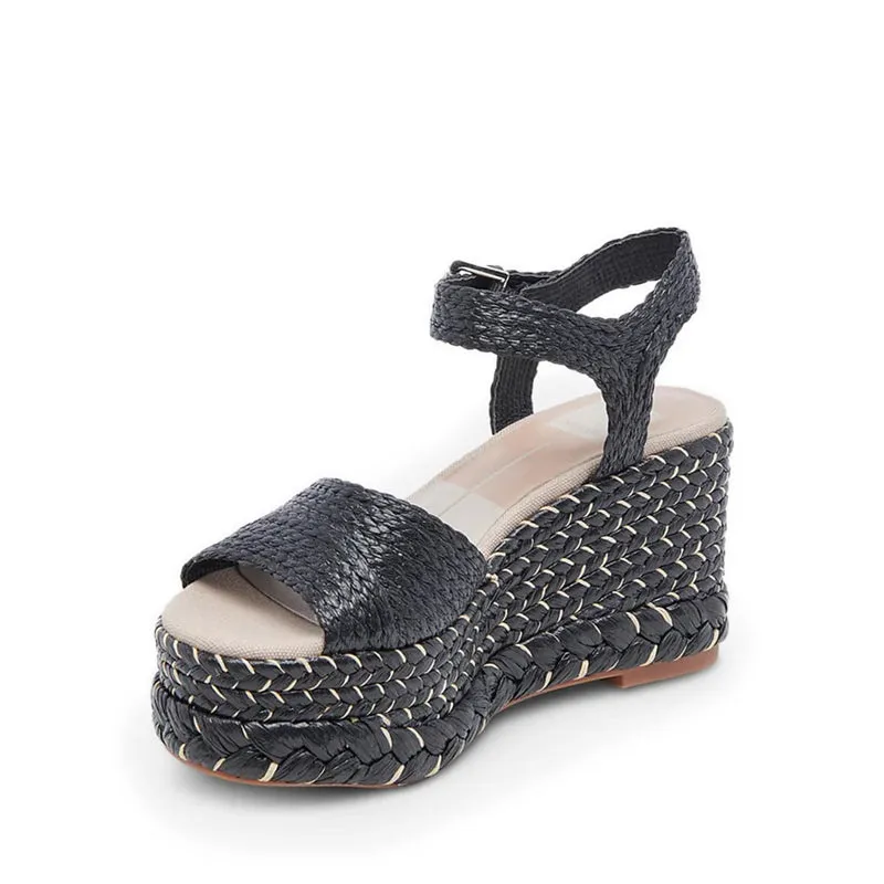 Tiago Wedges- Black