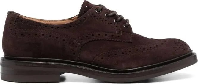 Tricker's Bourton suede brogues Brown