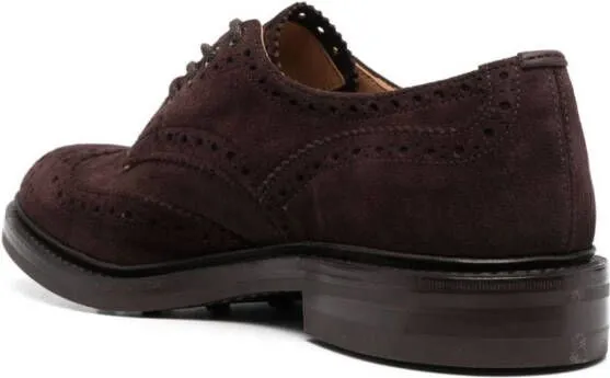 Tricker's Bourton suede brogues Brown