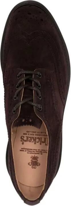 Tricker's Bourton suede brogues Brown