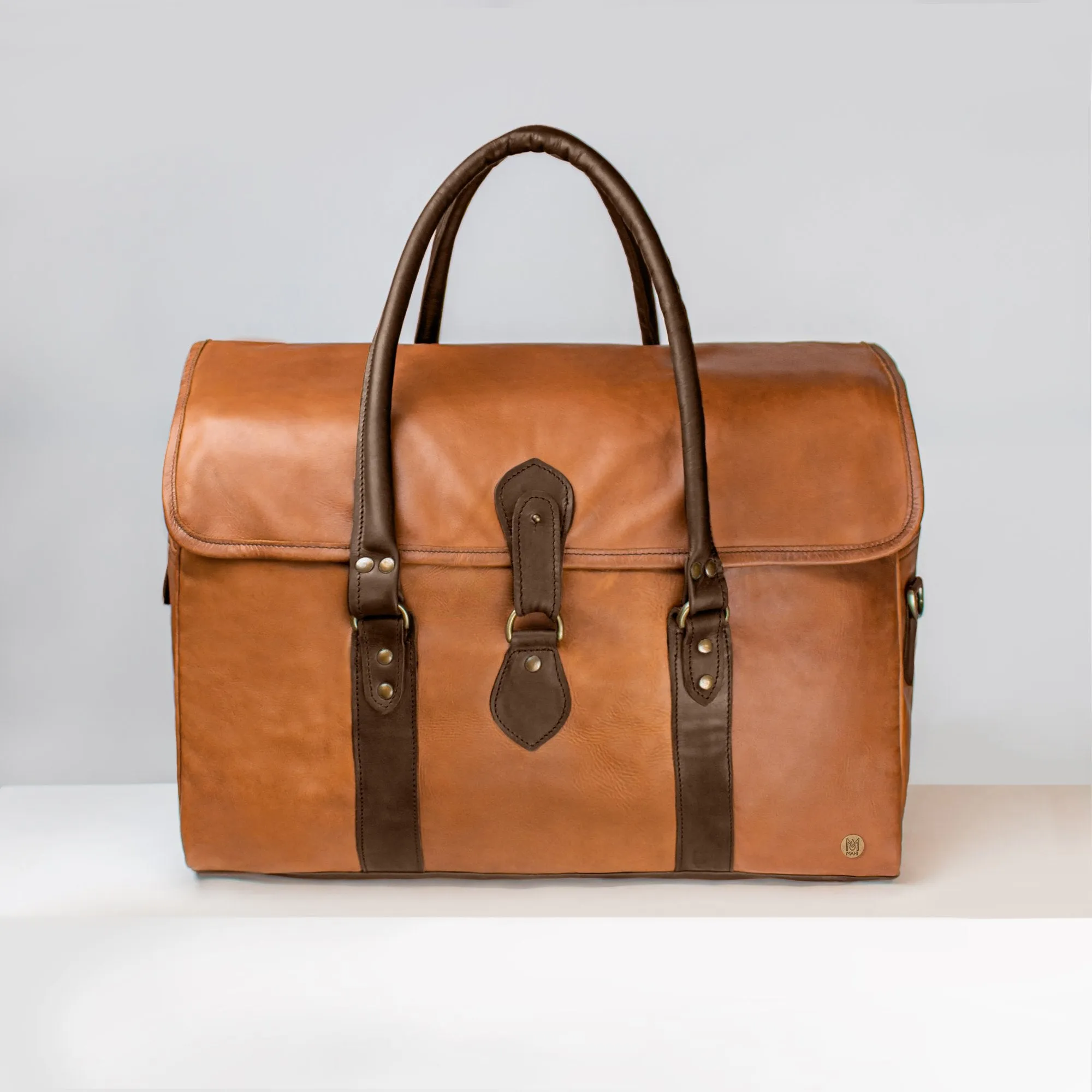 Two-Tone Strapped Weekender