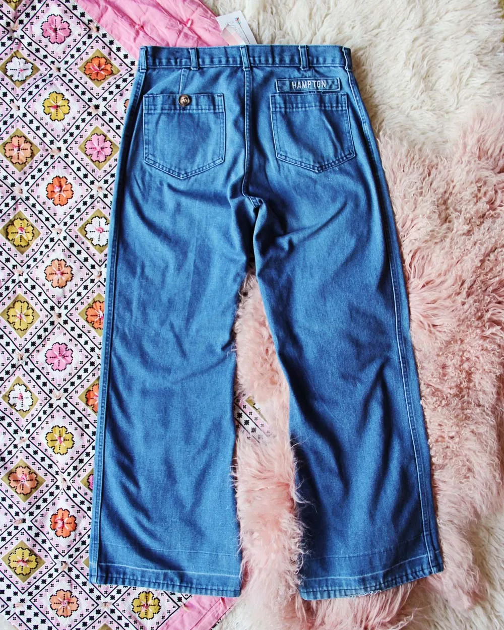 Vintage Quilted Heart Jeans