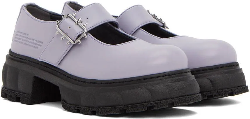 Virón Purple Impulse Mary Jane Oxfords