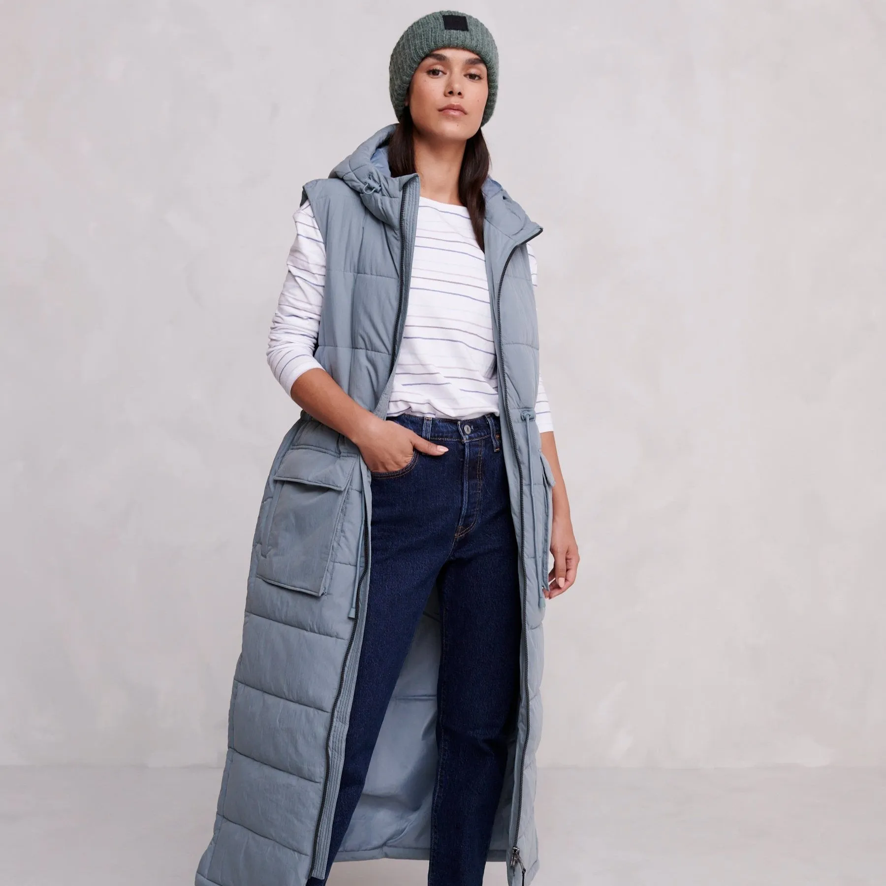 Welham Womens Gilet - Mist Grey