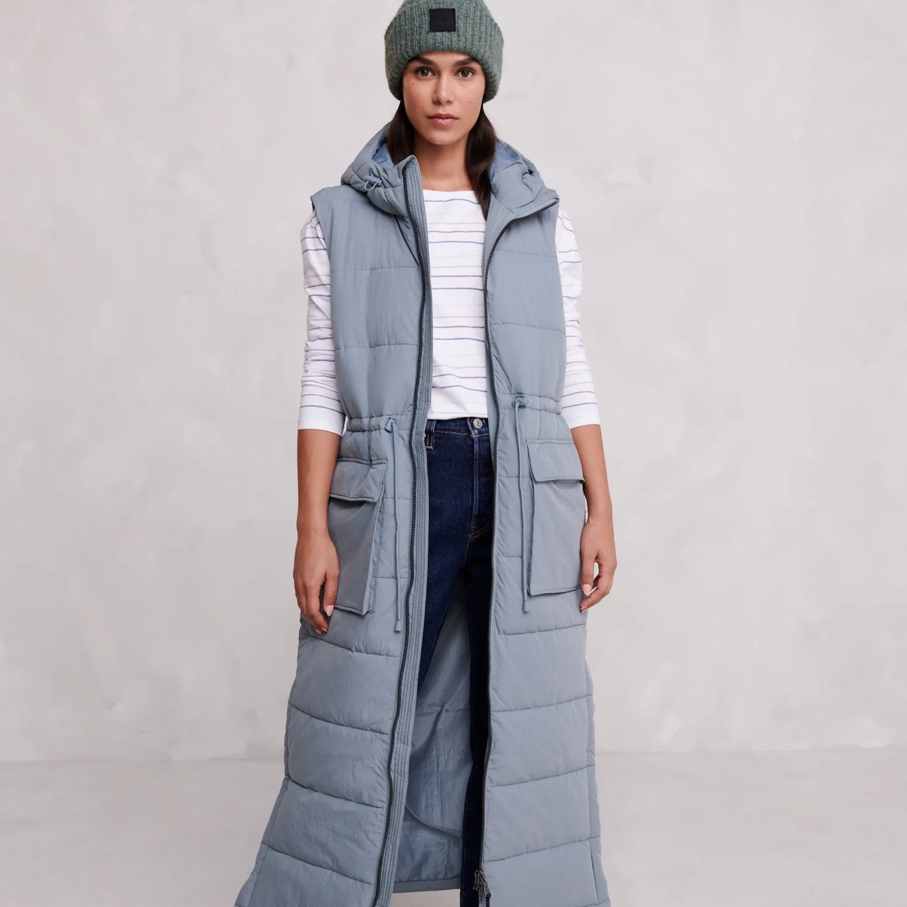 Welham Womens Gilet - Mist Grey