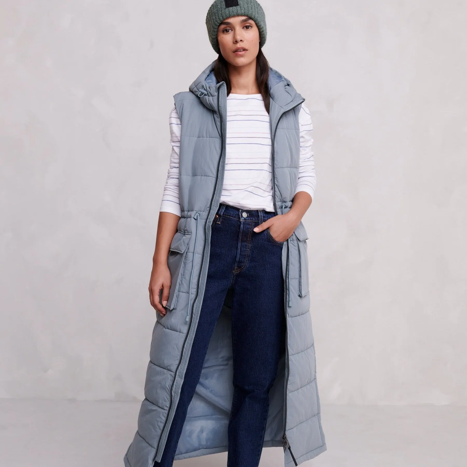 Welham Womens Gilet - Mist Grey